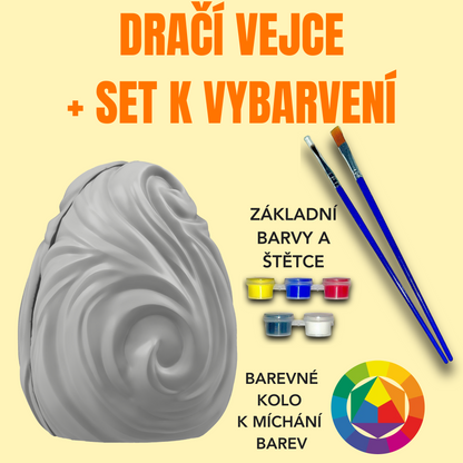 Vodní drak - 3D omalovánky