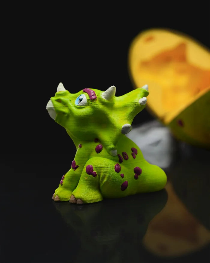 Triceratops - 3D omalovánky