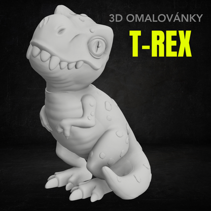 T-Rex - 3D omalovánky