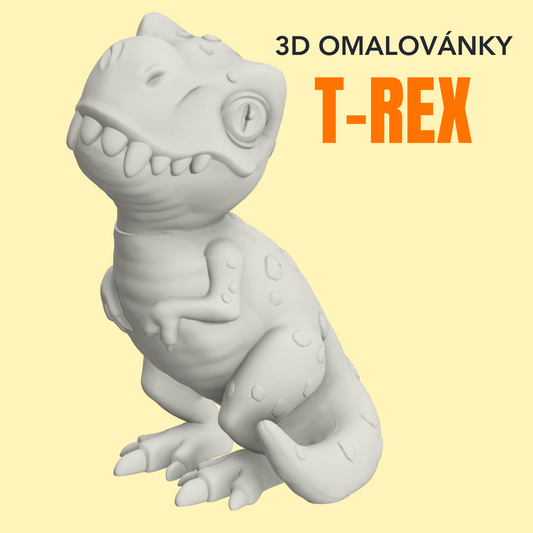 T-Rex - 3D omalovánky